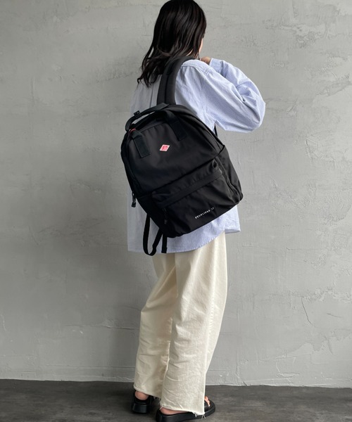DANTON（ダントン）の「【WEB限定】[DANTON/ダントン] PEUPLIERS 17 ポリエステルツイルバックパック（バックパック/リュック・レディース・ブラック・ONE SIZE）」の3枚目の写真
