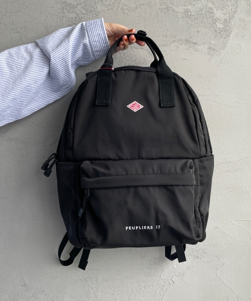 DANTON（ダントン）の「【WEB限定】[DANTON/ダントン] PEUPLIERS 17 ポリエステルツイルバックパック（バックパック/リュック・レディース・ブラック・ONE SIZE）」の6枚目の写真