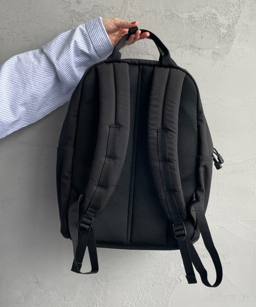 DANTON（ダントン）の「【WEB限定】[DANTON/ダントン] PEUPLIERS 17 ポリエステルツイルバックパック（バックパック/リュック・レディース・ブラック・ONE SIZE）」の7枚目の写真