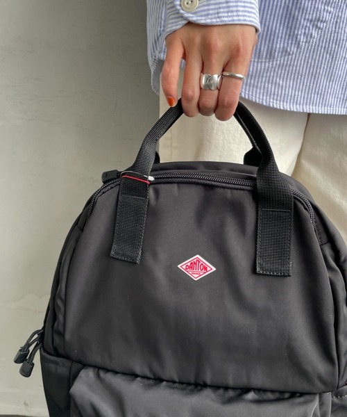 DANTON（ダントン）の「【WEB限定】[DANTON/ダントン] PEUPLIERS 17 ポリエステルツイルバックパック（バックパック/リュック・レディース・ブラック・ONE SIZE）」の8枚目の写真