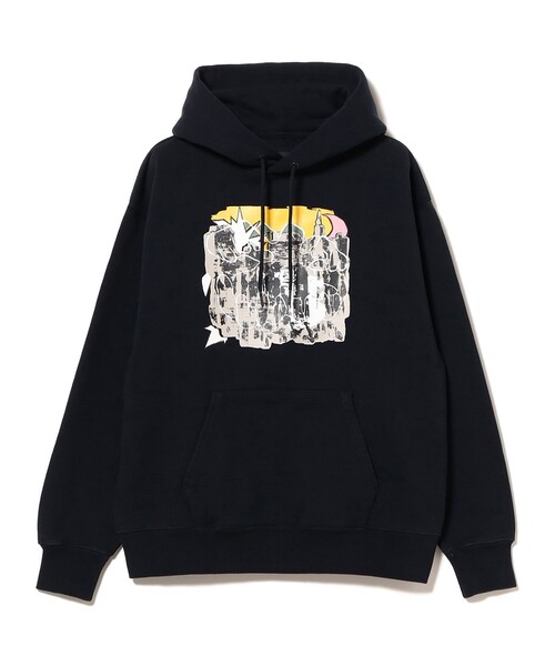 BEAMS T(ビームスティー)の「Yohei Yasumitsu / Hoodie(スウェット・メンズ・ネイビー・SMALL/MEDIUM/LARGE/X-LARGE)」の2枚目の写真