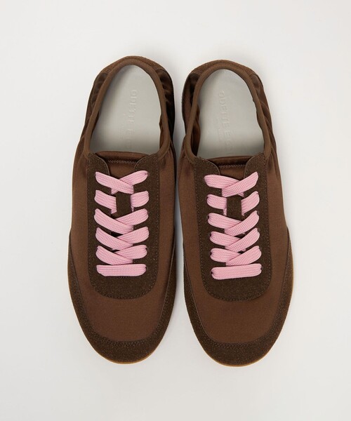 ODETTE E ODILE(オデットエオディール)の「シャーリングトップ スニーカー15↑(スニーカー・レディース・ブラック/マスタード/ダークブラウン/ライトグレー・37/36/35/38)」の1枚目の写真