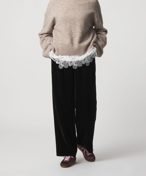 ODETTE E ODILE(オデットエオディール)の「シャーリングトップ スニーカー15↑(スニーカー・レディース・ブラック/マスタード/ダークブラウン/ライトグレー・37/36/35/38)」の19枚目の写真