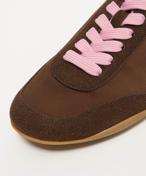 ODETTE E ODILE(オデットエオディール)の「シャーリングトップ スニーカー15↑(スニーカー・レディース・ブラック/マスタード/ダークブラウン/ライトグレー・37/36/35/38)」の5枚目の写真