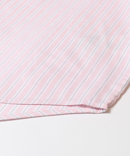 coca(coca)(コカ)の「ストライプ金釦オーバーサイズシャツ(シャツ/ブラウス・レディース・ブルー/ピンク・M/S/L)」の20枚目の写真