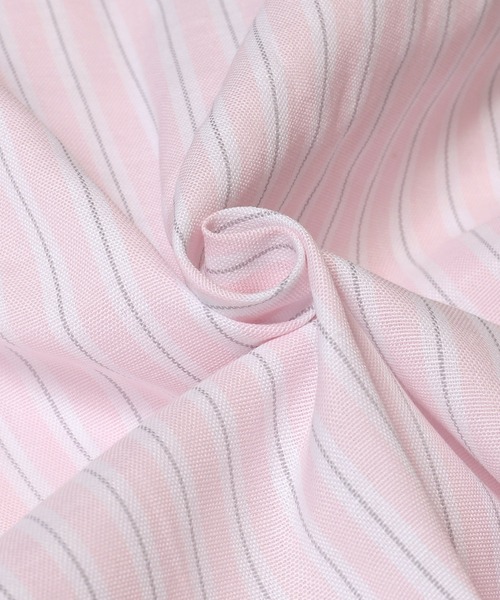 coca(coca)(コカ)の「ストライプ金釦オーバーサイズシャツ(シャツ/ブラウス・レディース・ブルー/ピンク・M/S/L)」の21枚目の写真