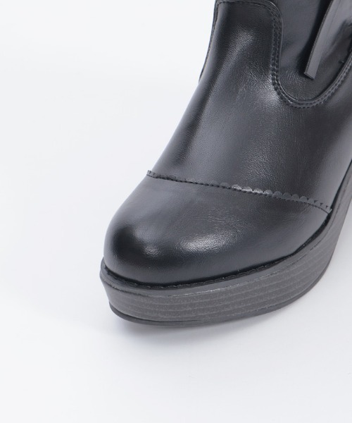 axes femme（アクシーズファム）の「サイドリボンウエスタンブーツ（ブーツ・レディース・ブラック/ブラウン・MEDIUM/LARGE）」の14枚目の写真