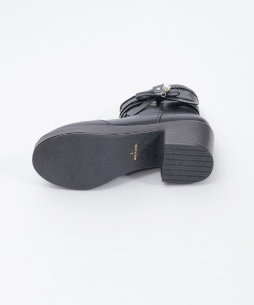 axes femme（アクシーズファム）の「サイドリボンウエスタンブーツ（ブーツ・レディース・ブラック/ブラウン・MEDIUM/LARGE）」の18枚目の写真