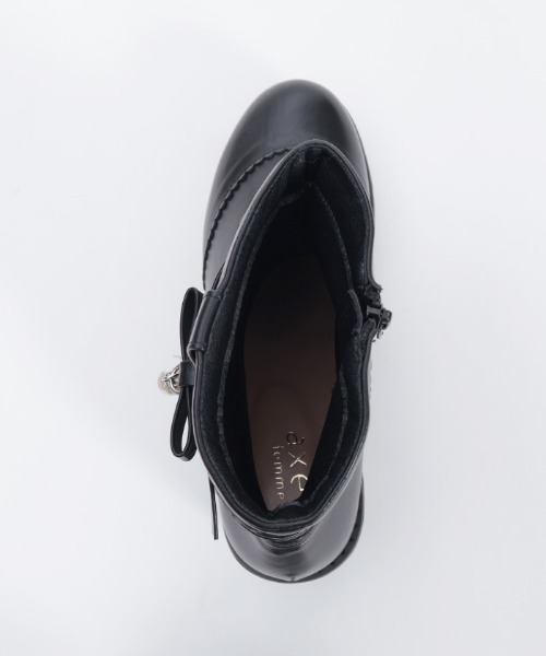 axes femme（アクシーズファム）の「サイドリボンウエスタンブーツ（ブーツ・レディース・ブラック/ブラウン・MEDIUM/LARGE）」の19枚目の写真