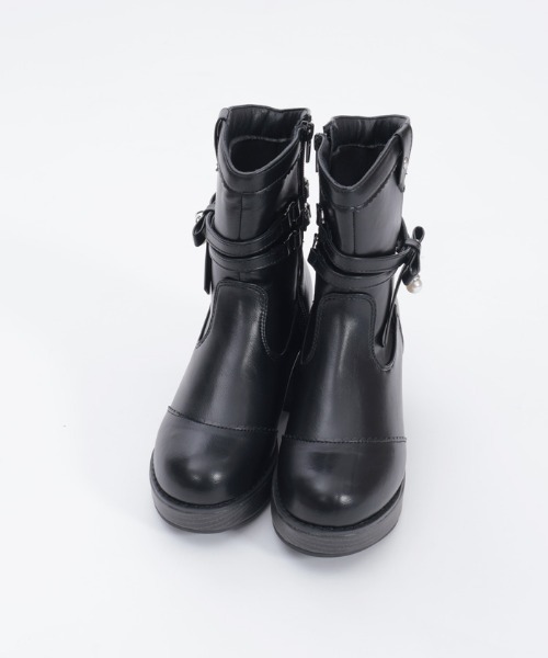 axes femme（アクシーズファム）の「サイドリボンウエスタンブーツ（ブーツ・レディース・ブラック/ブラウン・MEDIUM/LARGE）」の20枚目の写真