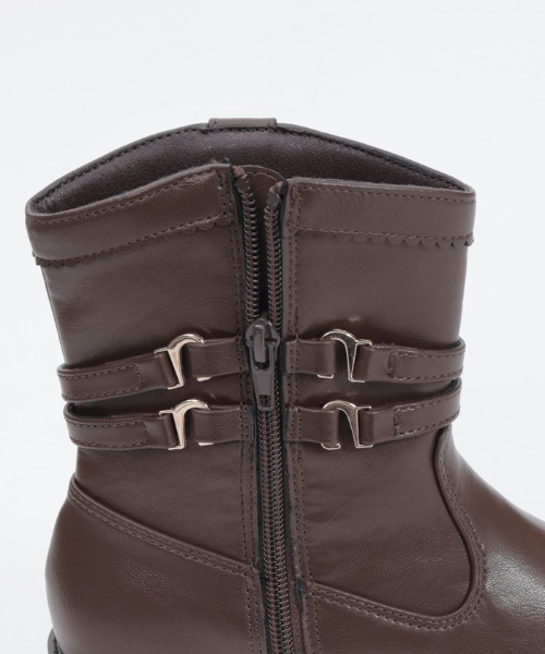 axes femme（アクシーズファム）の「サイドリボンウエスタンブーツ（ブーツ・レディース・ブラック/ブラウン・MEDIUM/LARGE）」の7枚目の写真