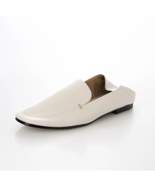 carino(カリーノ)の「【レイン対応】スクエアトゥフラットシューズ(バレエシューズ・レディース・ブラック/シルバー/ベージュ系その他4/アイボリー・24.5cm/24cm/22.5cm/23.5cm/23cm)」の10枚目の写真