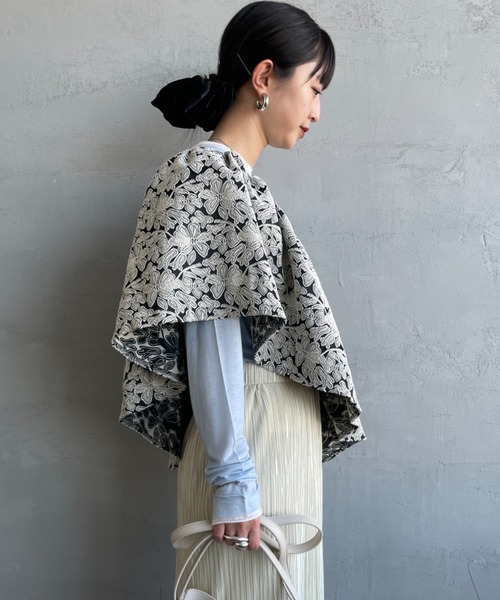 nenom（ネノム）の「[nenom/ネノム] マルチWAY ジャガード ペプラムキャミブラウス【追加】（キャミソール・レディース・ホワイト/ブラウン/ブラック・F）」の21枚目の写真