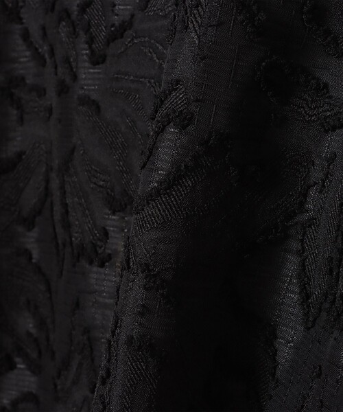 BEAMS HEART(ビームスハート)の「カットジャカード レース ブルゾン(ブルゾン・レディース・オフホワイト/ブラック・FREE)」の3枚目の写真