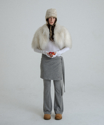 SUN FLARE PANT WRAP SET GRAY