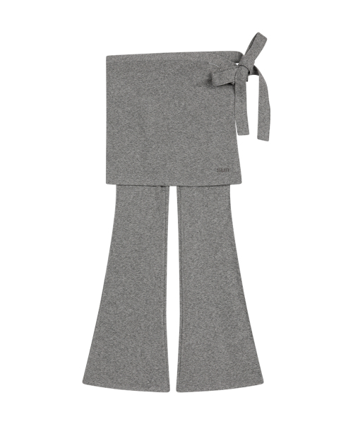 SUNDAY FRUIT MARKET(サンデーフルーツマーケット)の「SUN FLARE PANT WRAP SET GRAY(その他パンツ・レディース・その他・S)」の2枚目の写真