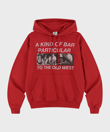 WESTERN SALOON HOODIE RED