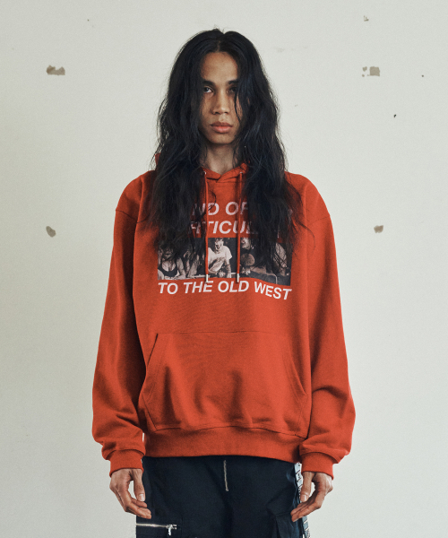 THEVINYLHOUSE（ザバイニルハウス）の「WESTERN SALOON HOODIE RED（パーカー・メンズ・その他・S/M/L）」の3枚目の写真