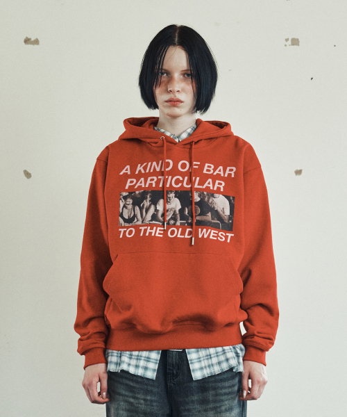 THEVINYLHOUSE（ザバイニルハウス）の「WESTERN SALOON HOODIE RED（パーカー・メンズ・その他・S/M/L）」の4枚目の写真