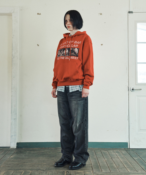 THEVINYLHOUSE（ザバイニルハウス）の「WESTERN SALOON HOODIE RED（パーカー・メンズ・その他・S/M/L）」の6枚目の写真