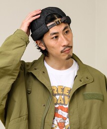 GLOSTER（グロスター）の「DENIM /HICKORY ROLL CAP フィッシャーマンキャップ（キャップ）」