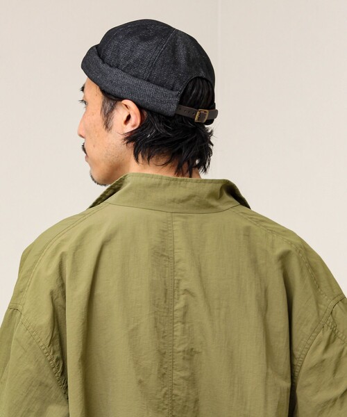 GLOSTER（グロスター）の「DENIM /HICKORY ROLL CAP フィッシャーマンキャップ（キャップ・メンズ・ホワイト系その他/ブラック/インディゴブルー・FREE）」の19枚目の写真