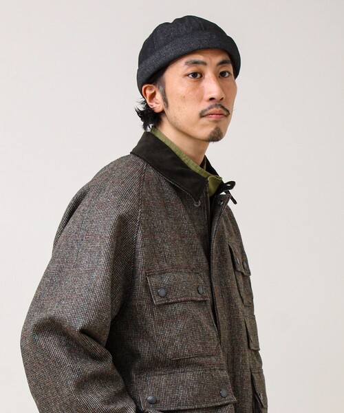 GLOSTER（グロスター）の「DENIM /HICKORY ROLL CAP フィッシャーマンキャップ（キャップ・メンズ・ホワイト系その他/ブラック/インディゴブルー・FREE）」の22枚目の写真
