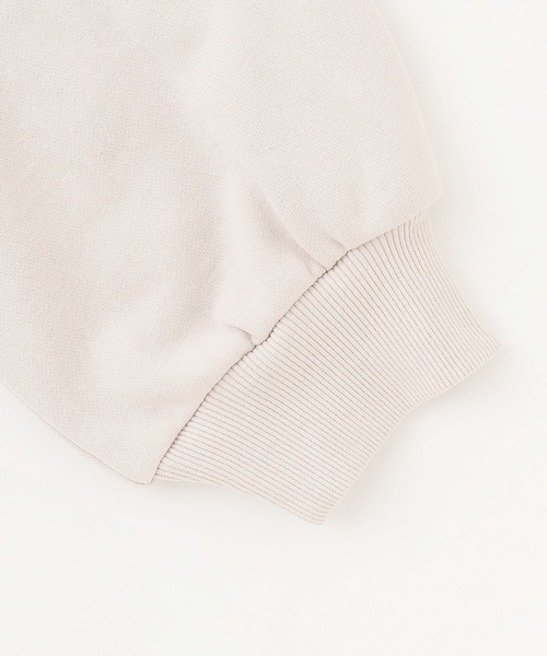 LOVETOXIC（ラブトキシック）の「【秒かわトップス】アニマル刺しゅうベーシックトレーナー（スウェット・キッズ・ホワイト系その他/アイボリー/チャコール/イエロー・S:140cm/130cm/M:150cm/L:160cm）」の8枚目の写真