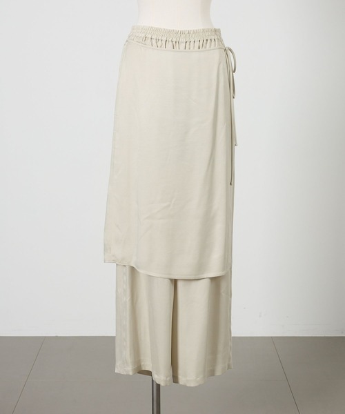 Chaos（カオス）の「Chaos(カオス)/リュシールスカートパンツ　【セットアップ可】（その他パンツ・レディース・ライトベージュ・FREE）」の2枚目の写真