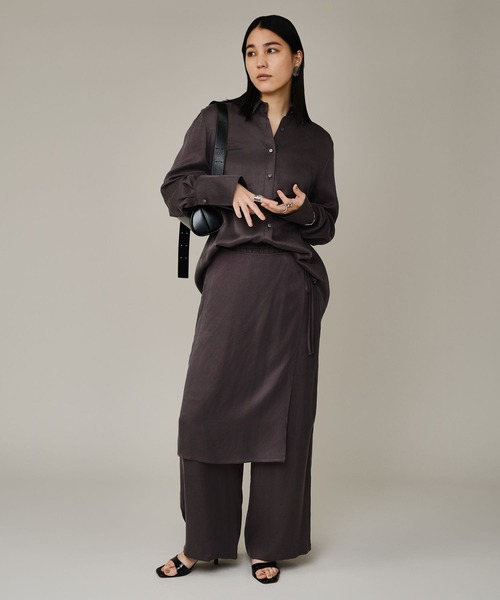 Chaos（カオス）の「Chaos(カオス)/リュシールスカートパンツ　【セットアップ可】（その他パンツ・レディース・ライトベージュ/グレー・FREE）」の3枚目の写真