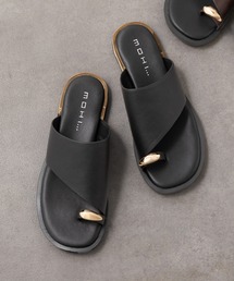 MOHI | 【MOHI】メタルレザーフラットサンダル 1-6861-1-SETA(サンダル)