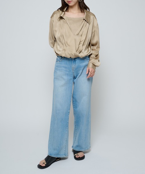 MOHI(モヒ)の「【MOHI】メタルレザーフラットサンダル 1-6861-1-SETA(サンダル・レディース・ダークブラウン/ブラック・39/38/37/36)」の21枚目の写真