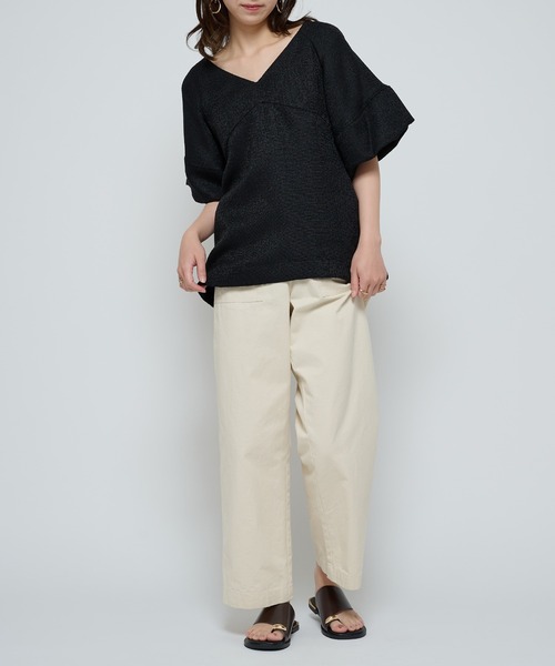 MOHI(モヒ)の「【MOHI】メタルレザーフラットサンダル 1-6861-1-SETA(サンダル・レディース・ダークブラウン/ブラック・39/38/37/36)」の6枚目の写真