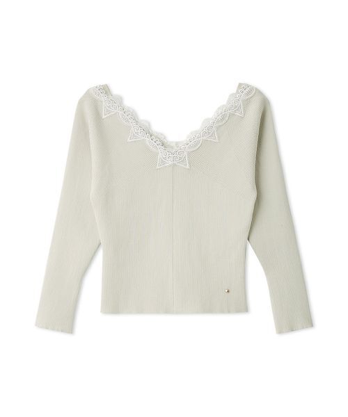 CELFORD(セルフォード)の「ハートレースニットプルオーバー(ニット/セーター・レディース・ブラック/ライトグレー/ピンク・F)」の16枚目の写真