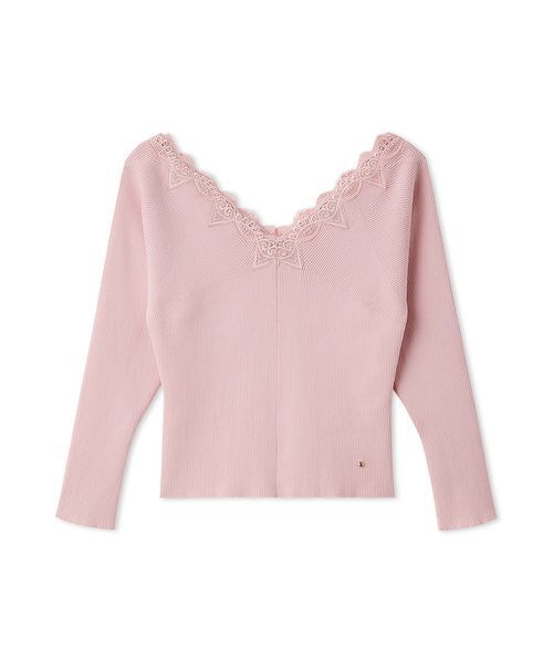 CELFORD(セルフォード)の「ハートレースニットプルオーバー(ニット/セーター・レディース・ブラック/ライトグレー/ピンク・F)」の17枚目の写真