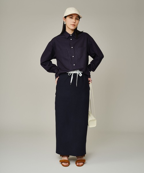 Chaos（カオス）の「Chaos(カオス)/ ◆WHY NOT NOW◆ クラヴスウェットスカート 【セットアップ可】（スカート・レディース・ネイビー/グレー系その他・FREE）」の11枚目の写真