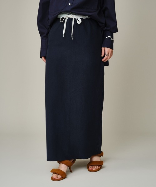 Chaos（カオス）の「Chaos(カオス)/ ◆WHY NOT NOW◆ クラヴスウェットスカート 【セットアップ可】（スカート・レディース・ネイビー/グレー系その他・FREE）」の15枚目の写真