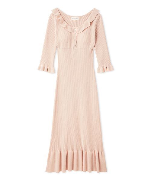 ニットフリルワンピース（ルームウェア/パジャマ）｜SNIDEL HOME