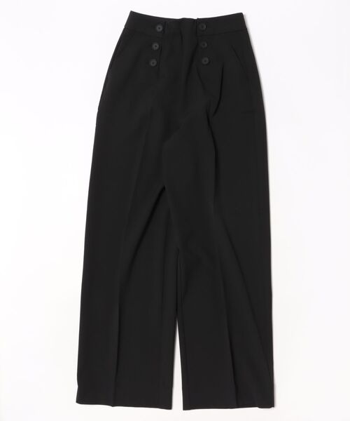 ALLSAINTS(オールセインツ)の「RAINA WIDE LEG TROUSERS | RAINA ワイド レッグ トラウザー(スラックス・レディース・ブラック・4/6/8/10)」の8枚目の写真
