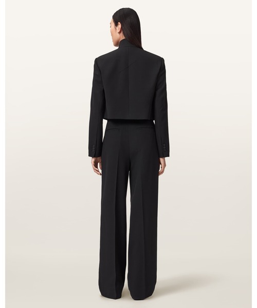 ALLSAINTS(オールセインツ)の「RAINA WIDE LEG TROUSERS | RAINA ワイド レッグ トラウザー(スラックス・レディース・ブラック・4/6/8/10)」の5枚目の写真