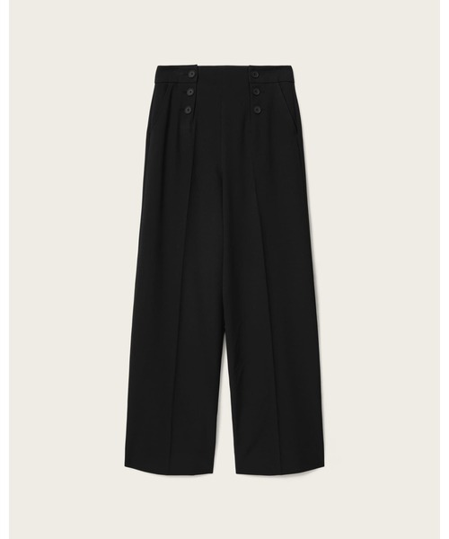 ALLSAINTS(オールセインツ)の「RAINA WIDE LEG TROUSERS | RAINA ワイド レッグ トラウザー(スラックス・レディース・ブラック・4/6/8/10)」の7枚目の写真
