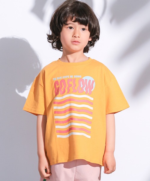 LSP WOW(エルエスピーワオ)の「【LSP WOW!】【プチプラ】カラバリ半袖Tee(Tシャツ/カットソー・キッズ・ブルー/パープル/キナリ/ベージュ/オレンジ/イエロー/ピンク/ライトグリーン/レッド/ブラウン/エメラルド/ブラック/ライトブルー/グレー/オフホワイト/ブラック系その他・130/120/110/100/95/90/80/150/140)」の16枚目の写真