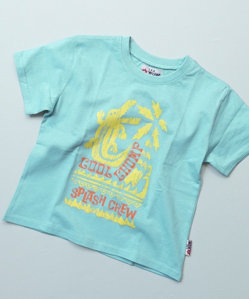 LSP WOW(エルエスピーワオ)の「【LSP WOW!】【プチプラ】カラバリ半袖Tee(Tシャツ/カットソー・キッズ・ブルー/パープル/キナリ/ベージュ/オレンジ/イエロー/ピンク/ライトグリーン/レッド/ブラウン/エメラルド/ブラック/ライトブルー/グレー/オフホワイト/ブラック系その他・130/120/110/100/95/90/80/150/140)」の9枚目の写真
