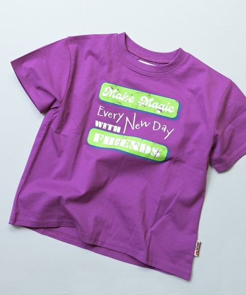 LSP WOW(エルエスピーワオ)の「【LSP WOW!】【プチプラ】カラバリ半袖Tee(Tシャツ/カットソー・キッズ・ブルー/パープル/キナリ/ベージュ/オレンジ/イエロー/ピンク/ライトグリーン/レッド/ブラウン/エメラルド/ブラック/ライトブルー/グレー/オフホワイト/ブラック系その他・130/120/110/100/95/90/80/150/140)」の17枚目の写真