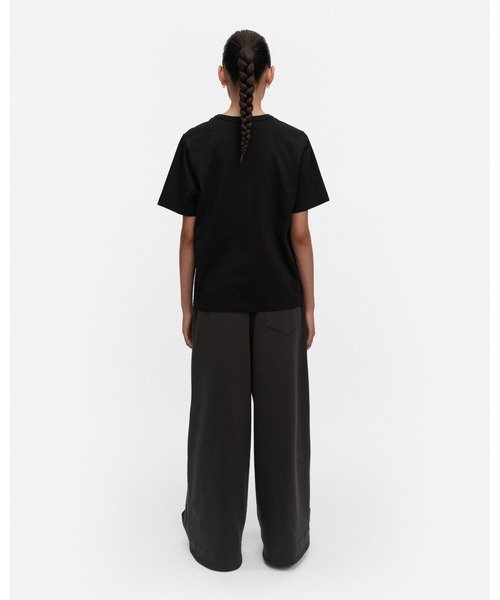 marimekko（マリメッコ）の「【kioski】 Erna Logo / T-shirt（Tシャツ/カットソー・レディース・ブラック・X-SMALL/SMALL/LARGE/X-LARGE/MEDIUM）」の3枚目の写真