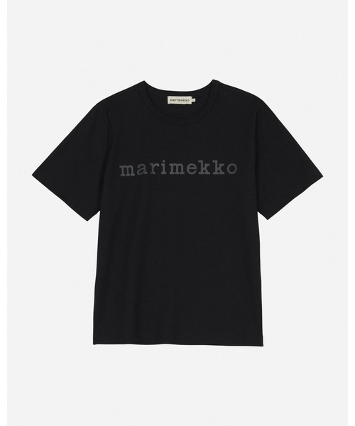 marimekko（マリメッコ）の「【kioski】 Erna Logo / T-shirt（Tシャツ/カットソー・レディース・ブラック・X-SMALL/SMALL/LARGE/X-LARGE/MEDIUM）」の5枚目の写真