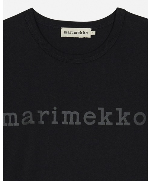 marimekko（マリメッコ）の「【kioski】 Erna Logo / T-shirt（Tシャツ/カットソー・レディース・ブラック・X-SMALL/SMALL/LARGE/X-LARGE/MEDIUM）」の7枚目の写真