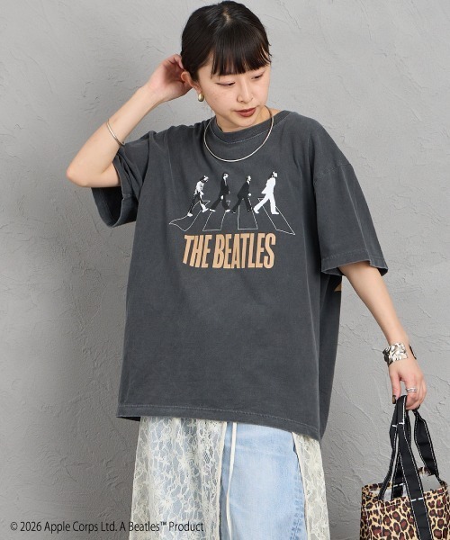 GOOD ROCK SPEED（グッドロックスピード）の「[GOOD ROCK SPEED/グッドロックスピード] 別注 THE BEATLES ロックプリントTシャツ(Abbey Road)【追加】（Tシャツ/カットソー・レディース・チャコールグレー・M/L/XL）」の17枚目の写真