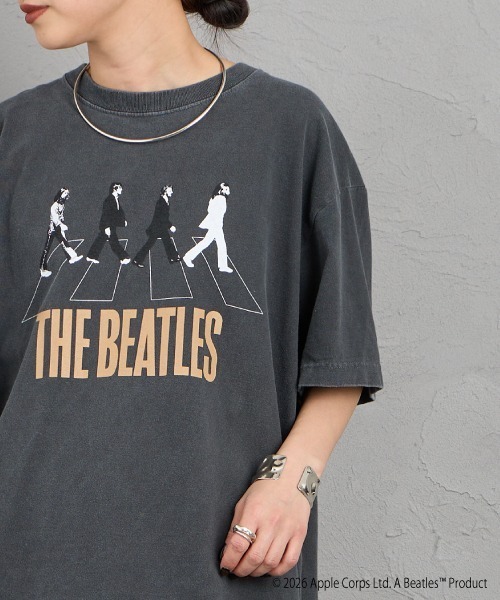 GOOD ROCK SPEED（グッドロックスピード）の「[GOOD ROCK SPEED/グッドロックスピード] 別注 THE BEATLES ロックプリントTシャツ(Abbey Road)【追加】（Tシャツ/カットソー・レディース・チャコールグレー・M/L/XL）」の20枚目の写真