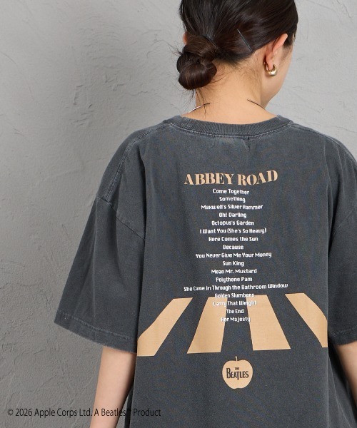 GOOD ROCK SPEED（グッドロックスピード）の「[GOOD ROCK SPEED/グッドロックスピード] 別注 THE BEATLES ロックプリントTシャツ(Abbey Road)【追加】（Tシャツ/カットソー・レディース・チャコールグレー・M/L/XL）」の21枚目の写真